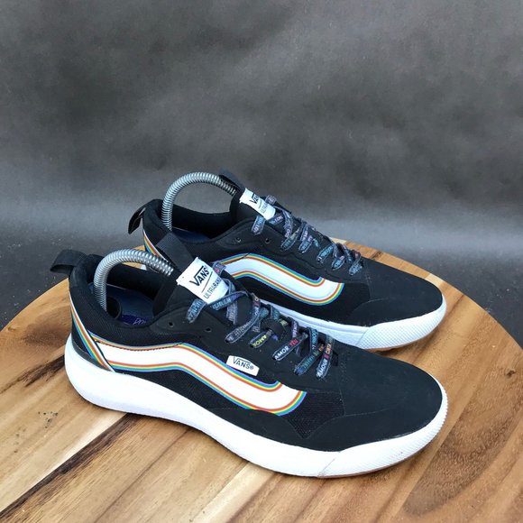 Vans Shoes - Vans Pride UltraRange EXO Black Sneakers Low Top Lace Up Womens Size 9.5